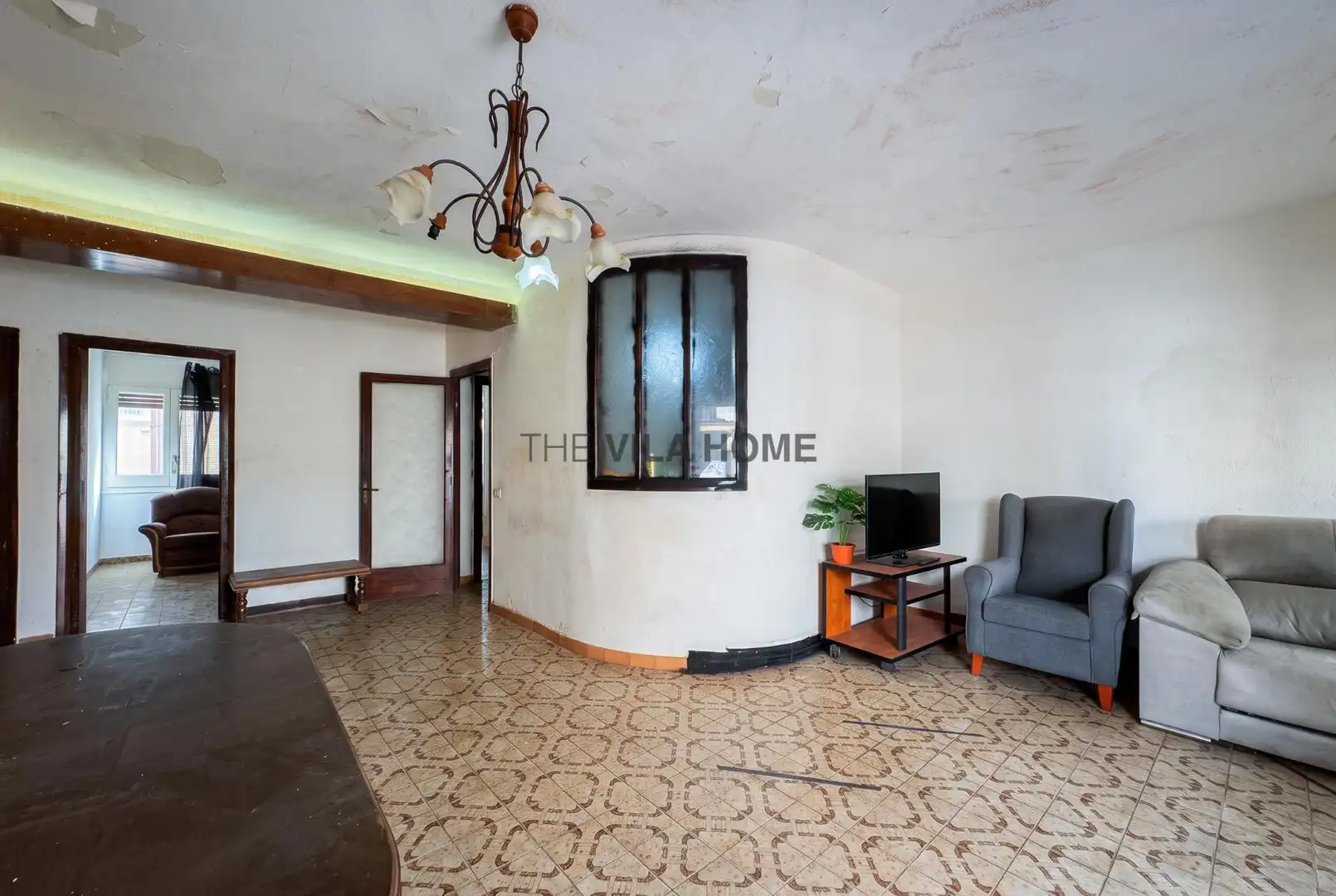 Wohnzimmer von Wohnung zum Verkauf in Vilanova i la Geltrú mit Balkon