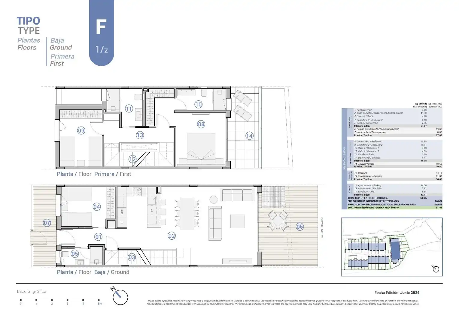Maison mitoyenne avec piscine à vendre à Pueblo Español - Coveta Fumá, imagen 12