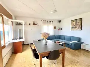 Living room of Houses for sale in Argençola  with Private garden, Terrace and Furnished