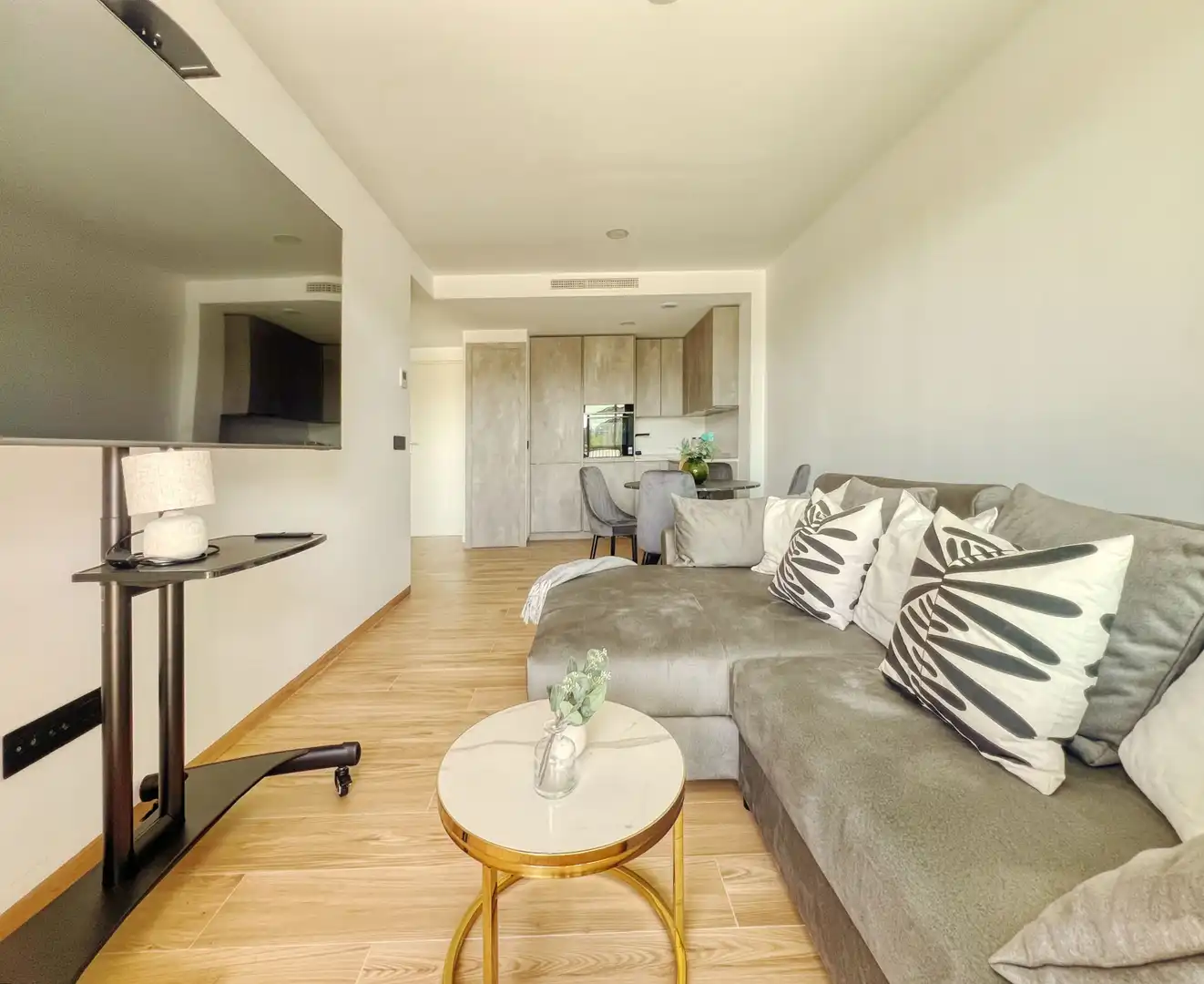 Living room of Flat for sale in Dénia  with Terrace and Swimming Pool