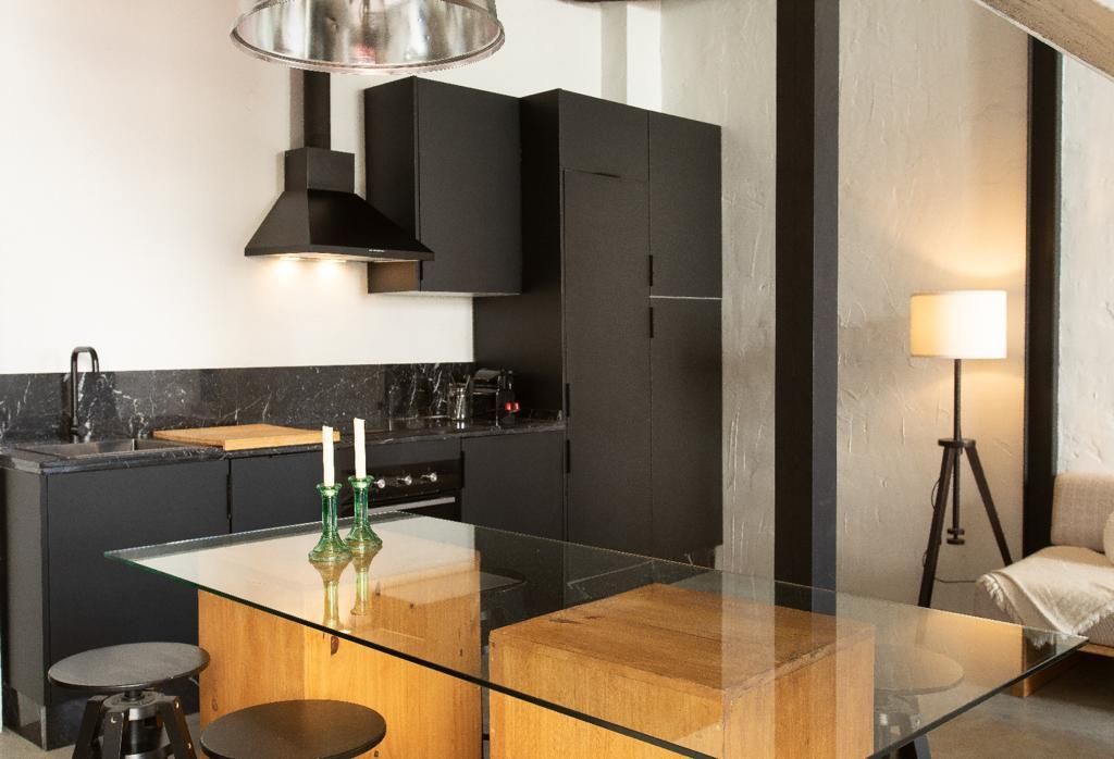 Kitchen of Apartment to rent in Málaga Capital  with Air Conditioner, Furnished and Oven