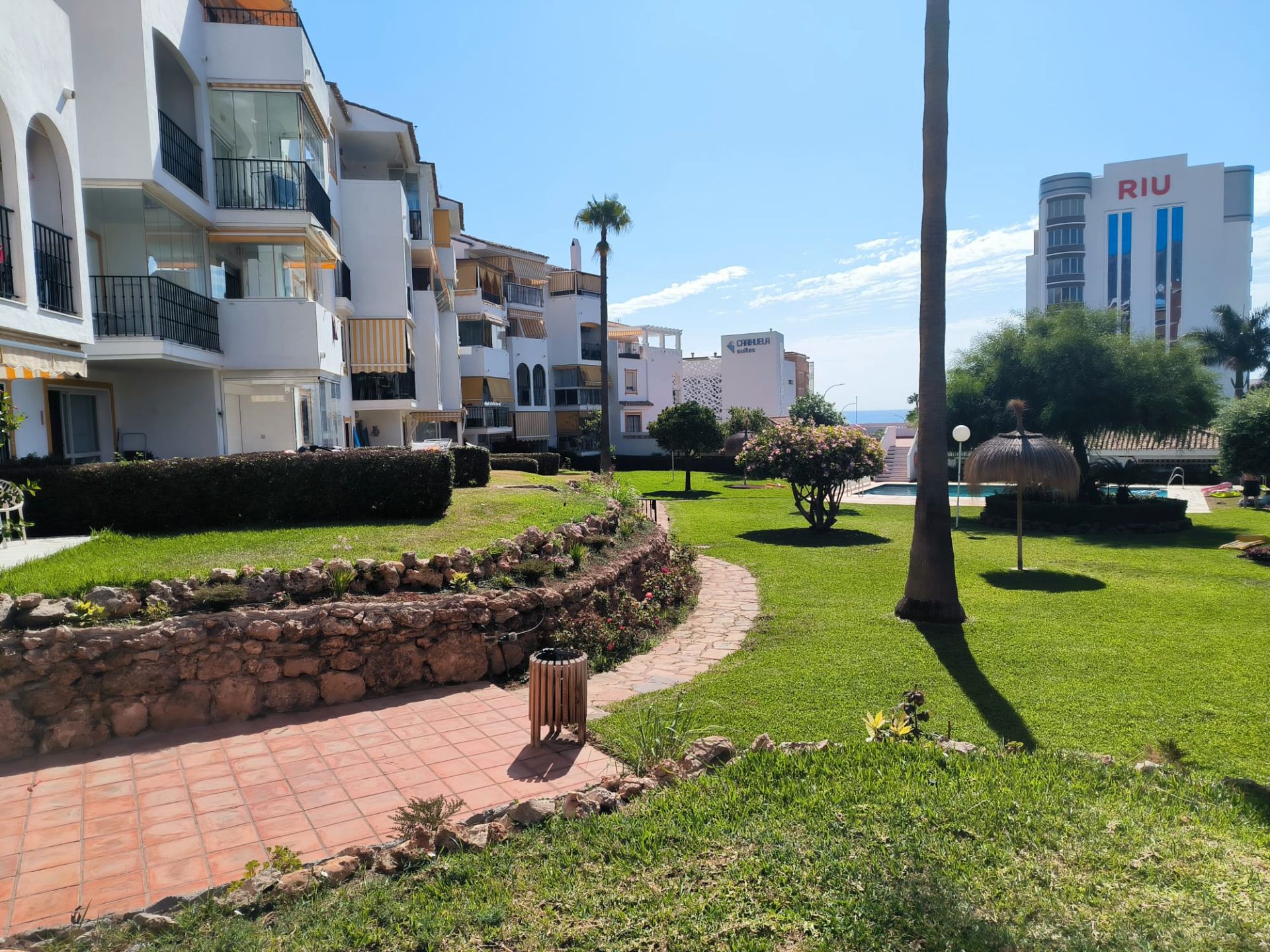 Garden of Apartment for sale in Torremolinos  with Air Conditioner, Terrace and Furnished