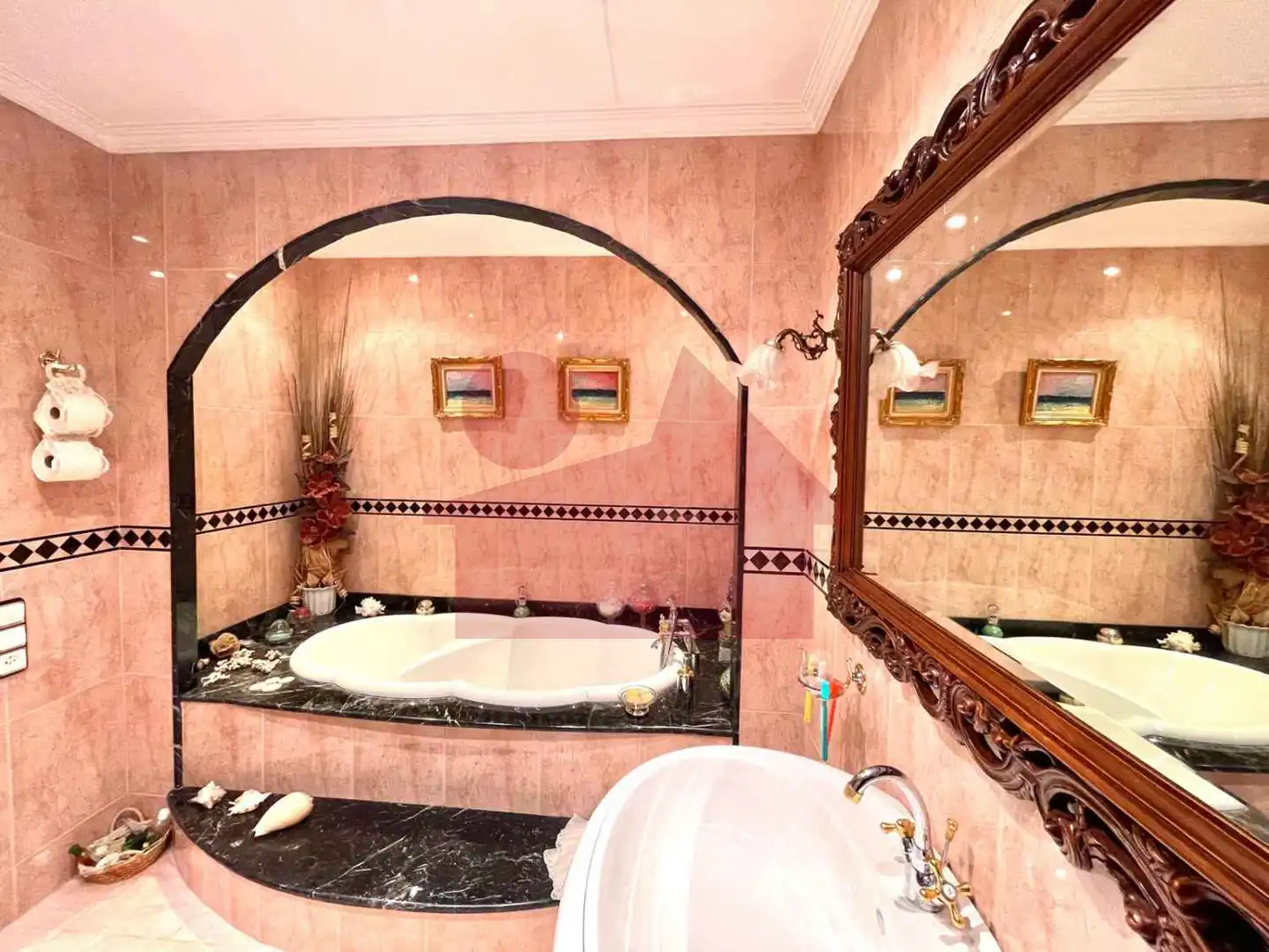 Baño de Casa adosada en venta en Mollet del Vallès con Aire acondicionado, Calefacción y Jardín privado