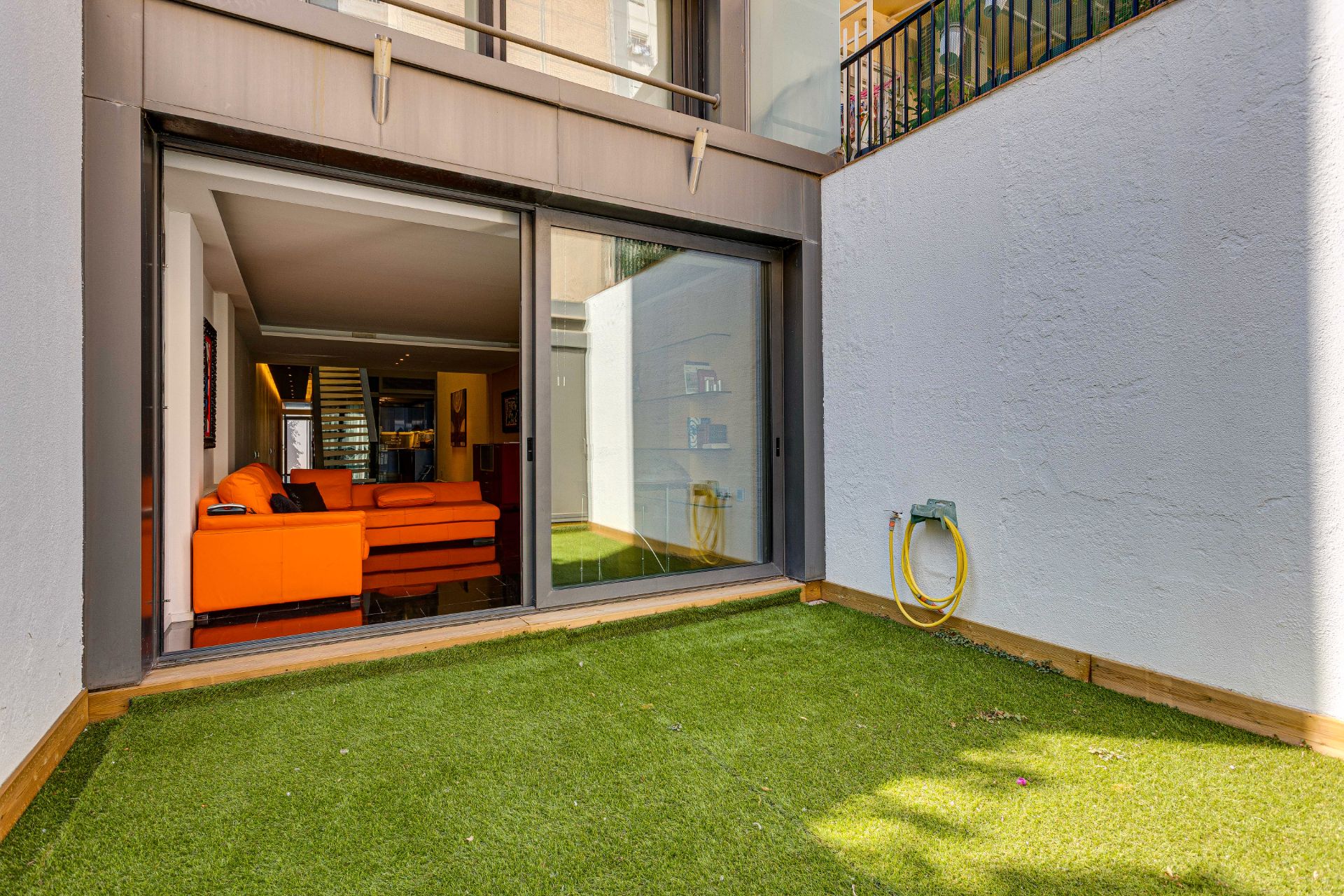 Terraza de Casa adosada en venta en  Barcelona Capital con Aire acondicionado, Calefacción y Jardín privado