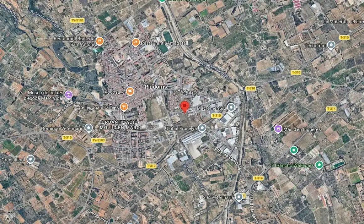 Exterior view of Industrial buildings for sale in Riudecols