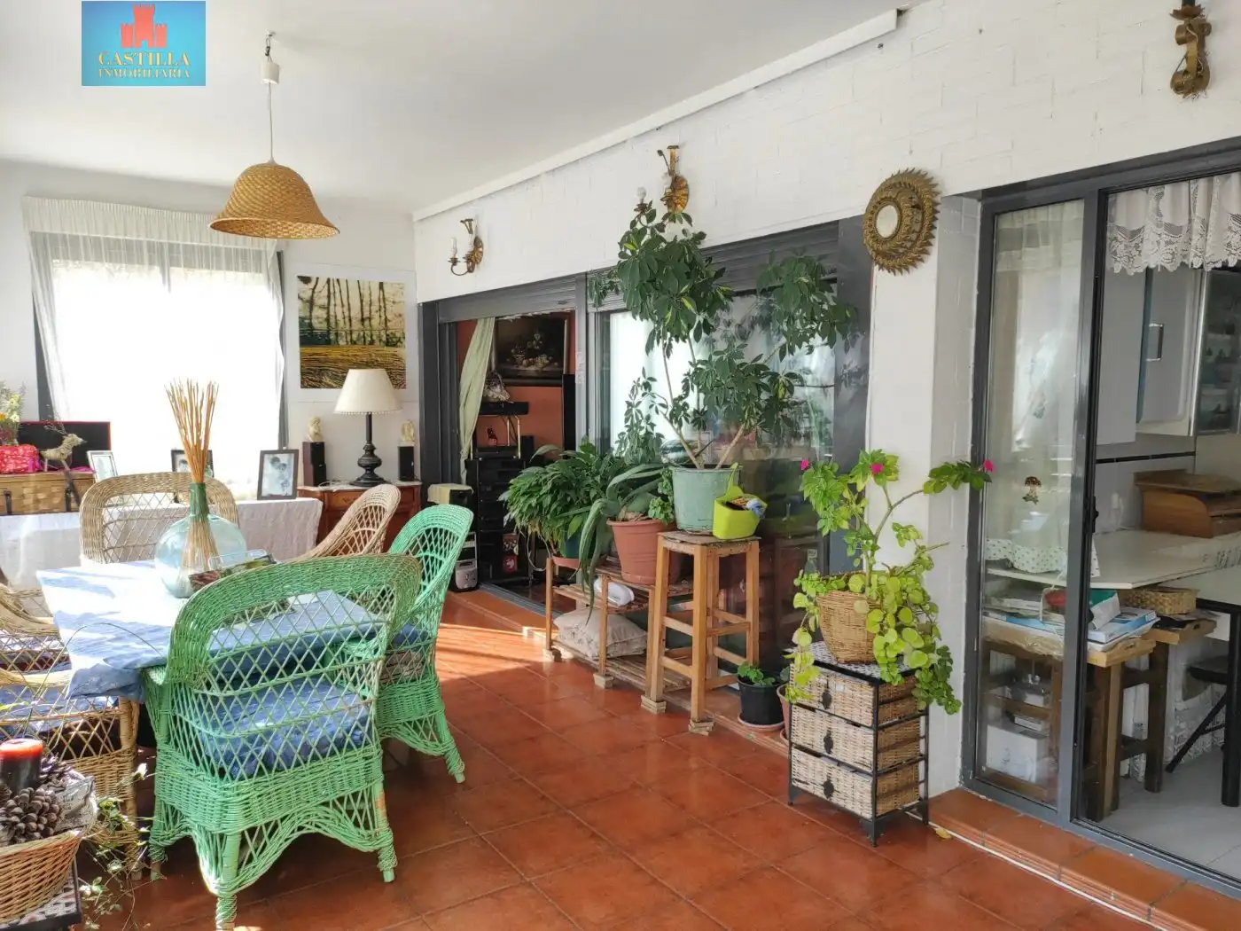 Comedor de Casa adosada en venta en Ávila con Calefacción, Jardín privado y Terraza