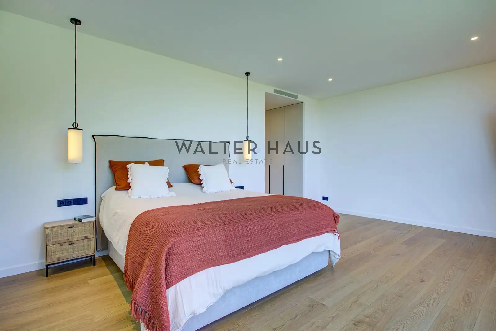 Bedroom of Houses for rent in Calonge i Sant Antoni  with Air Conditioner, Heating and Private garden