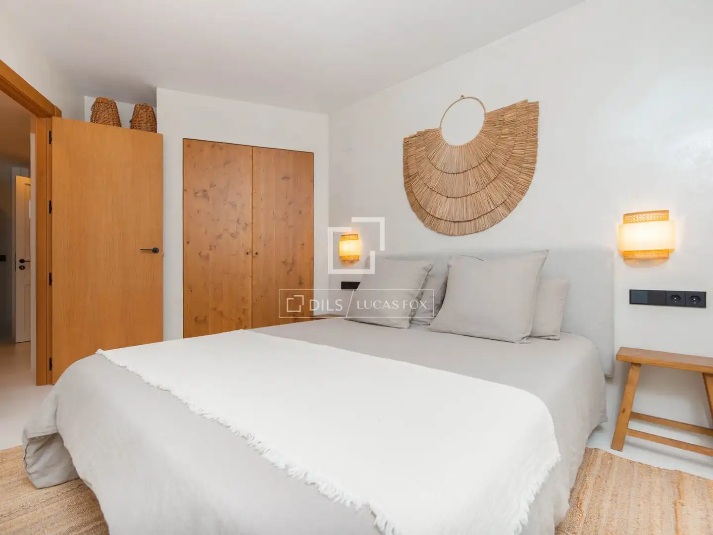 Schlafzimmer von Wohnung zum Verkauf in Eivissa mit Klimaanlage, Heizung und Privatgarten