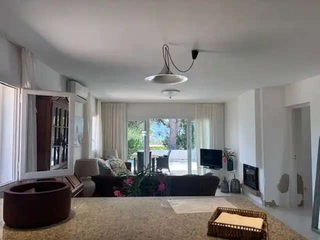 Living room of Houses for sale in Sant Josep de sa Talaia  with Air Conditioner, Heating and Private garden