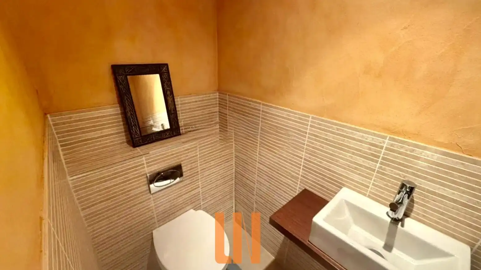 Bathroom of Houses for sale in Miño  with Heating, Private garden and Parquet flooring