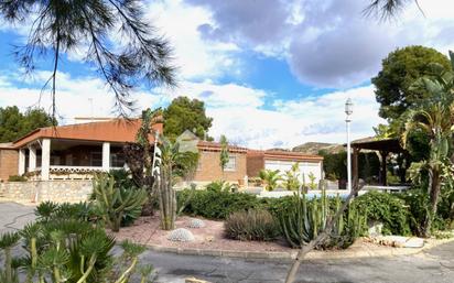 Vista exterior de Casa o xalet en venda en San Vicente del Raspeig / Sant Vicent del Raspeig amb Aire condicionat, Calefacció i Jardí privat