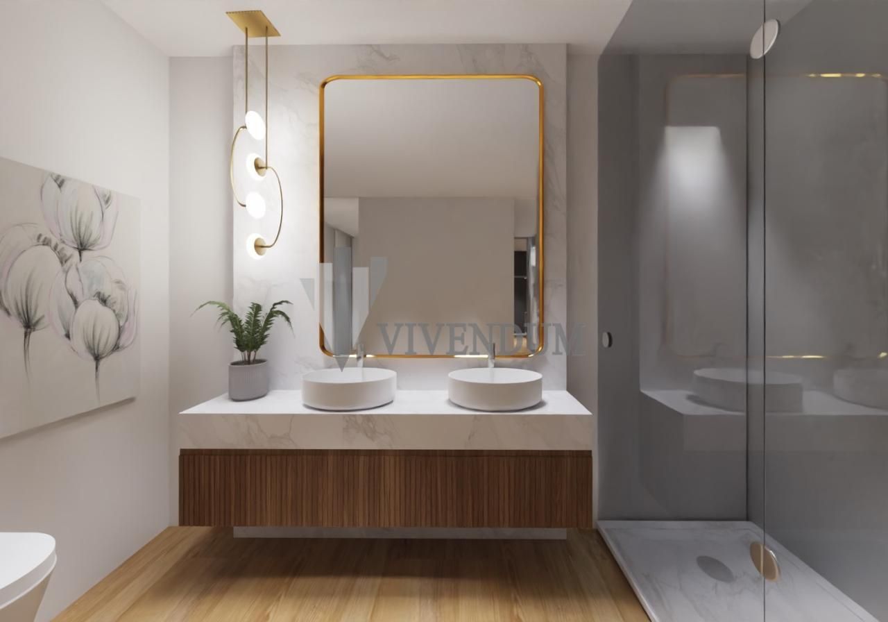 Bathroom of Apartment for sale in Vigo   with Heating, Terrace and Swimming Pool