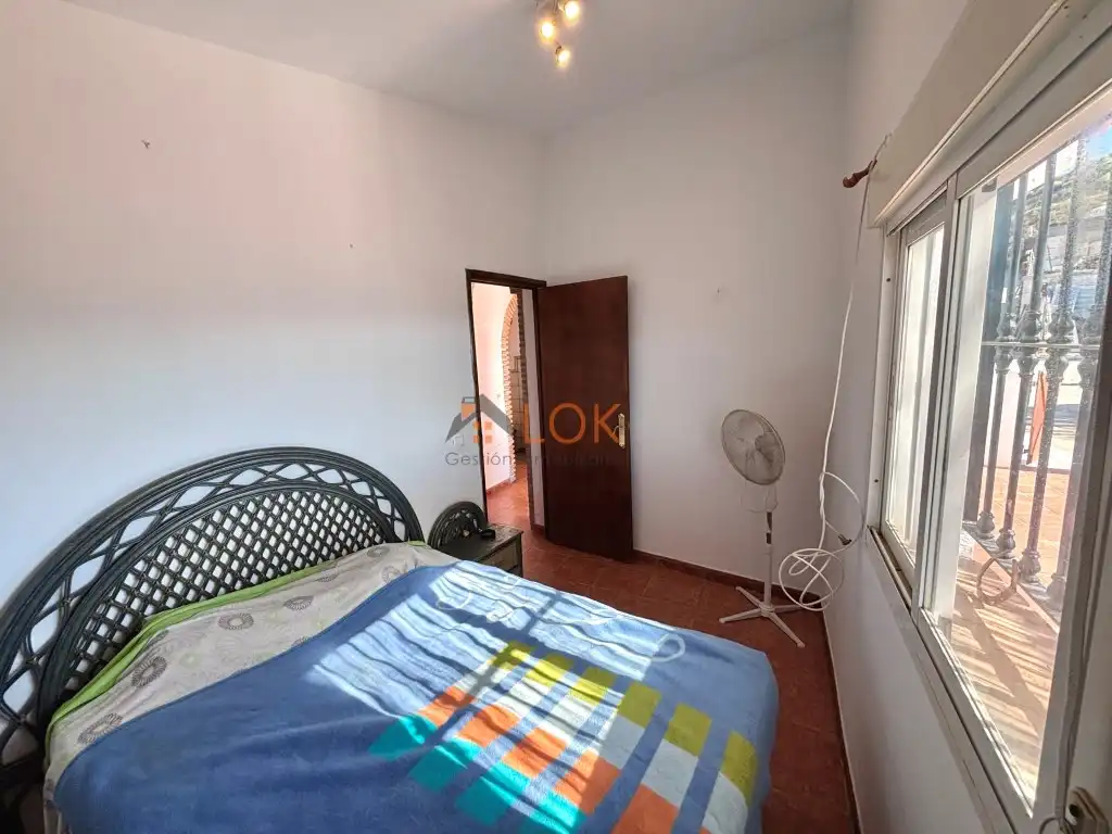 Bedroom of Houses for sale in El Borge  with Terrace and Swimming Pool