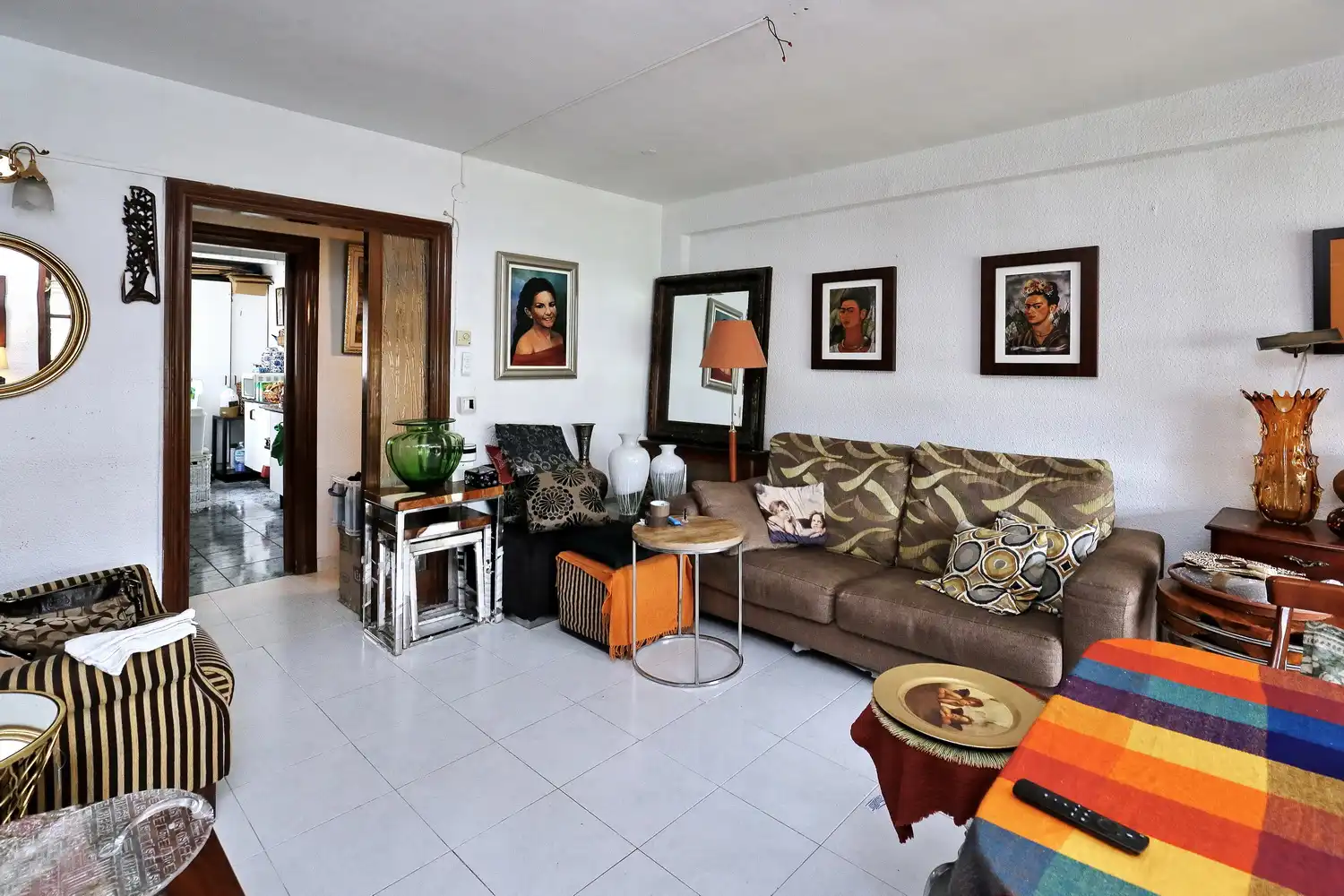 Living room of Flat for sale in Barcelona  with Heating, Oven and Balcony