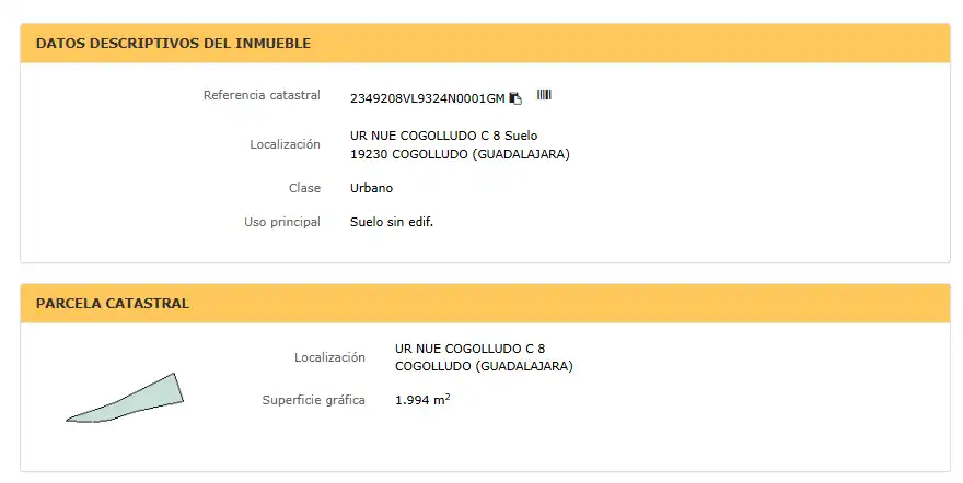 Terreny residencial en venda a Cogolludo, imagen 6
