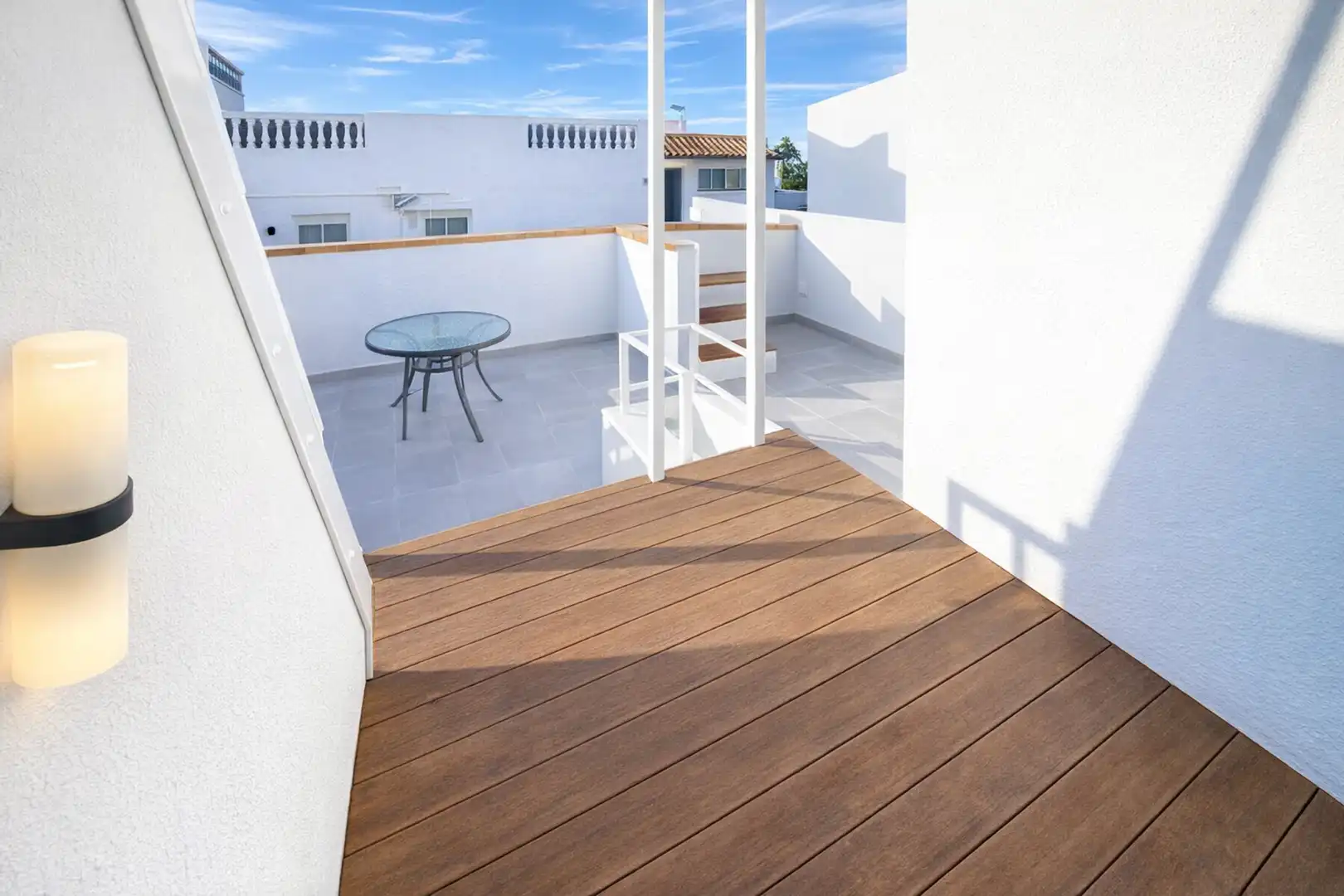 Terrassa de Casa adosada en venda en Manilva amb Aire condicionat, Terrassa i Piscina