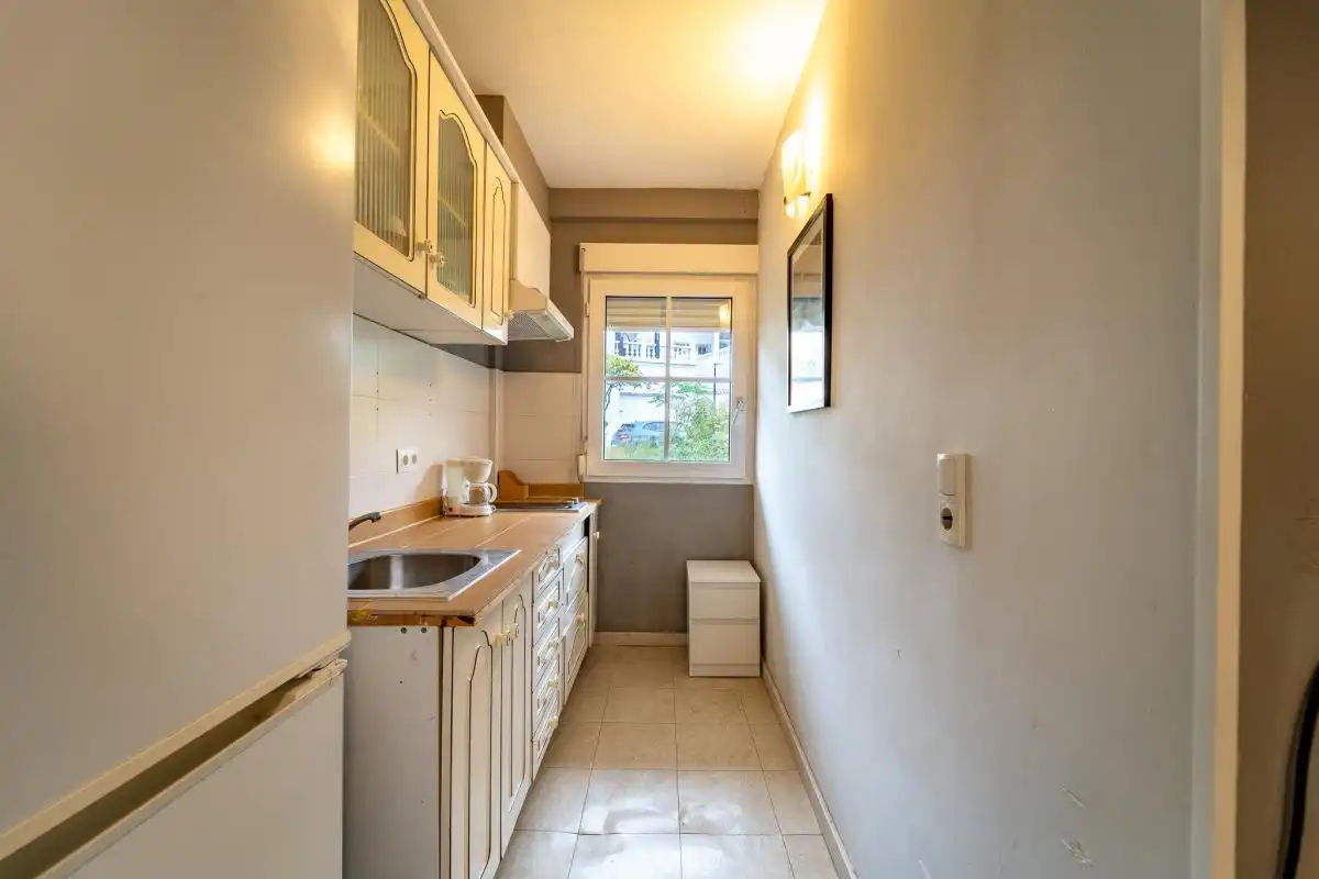 Küche von Maisonette zum Verkauf in Málaga mit Klimaanlage, Heizung und Privatgarten