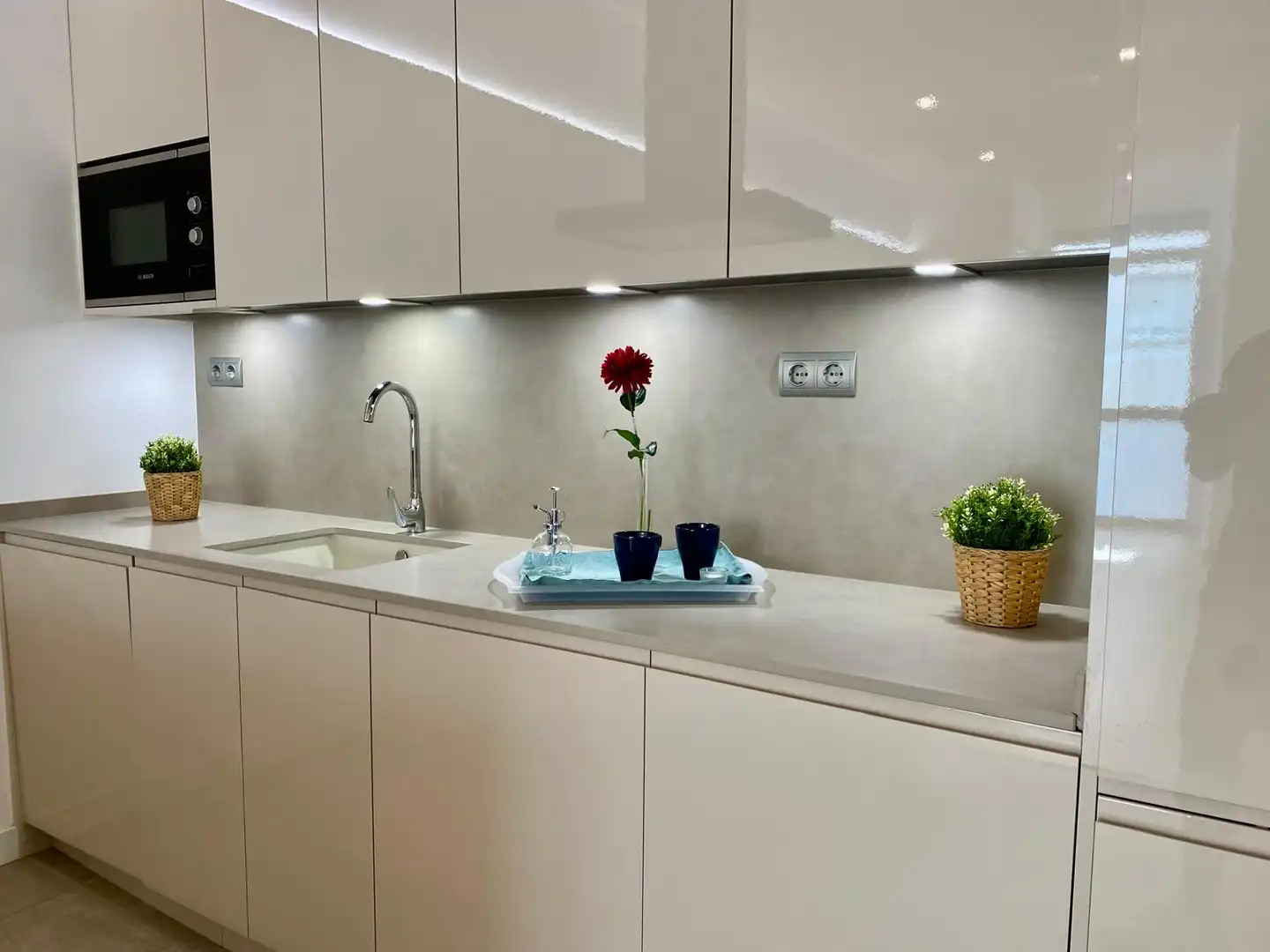Cocina de Piso en venta en Vilanova i la Geltrú con Aire acondicionado, Calefacción y Jardín privado