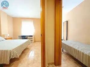 Bedroom of Flat for rent in Zaragoza  with Air Conditioner, Heating and Terrace