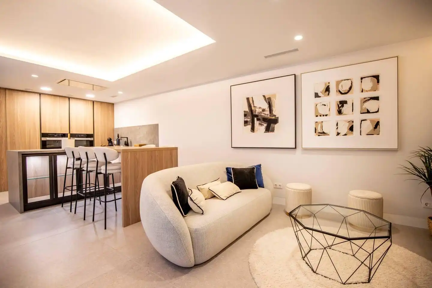 Living room of Apartments for rent in Cerdanyola del Vallès  with Air Conditioner and Furnished