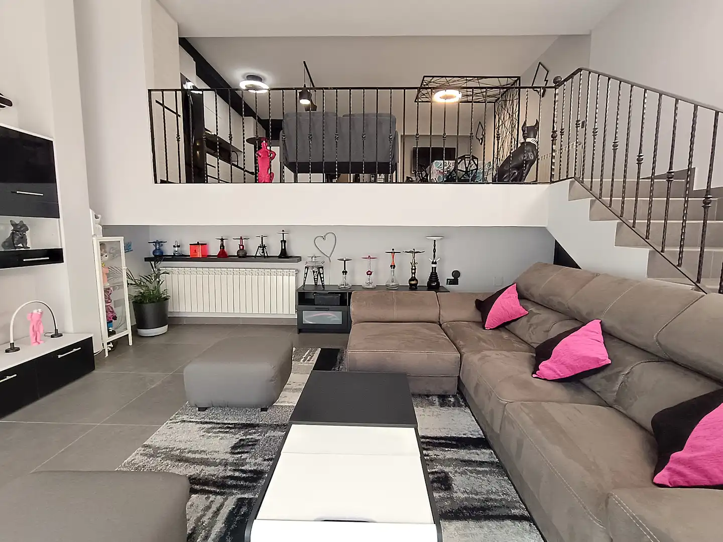 Sala de estar de Piso en venta en Brunete con Aire acondicionado, Calefacción y Jardín privado