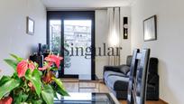 Sala d'estar de Apartament en venda en  Barcelona Capital amb Aire condicionat, Terrassa i Balcó