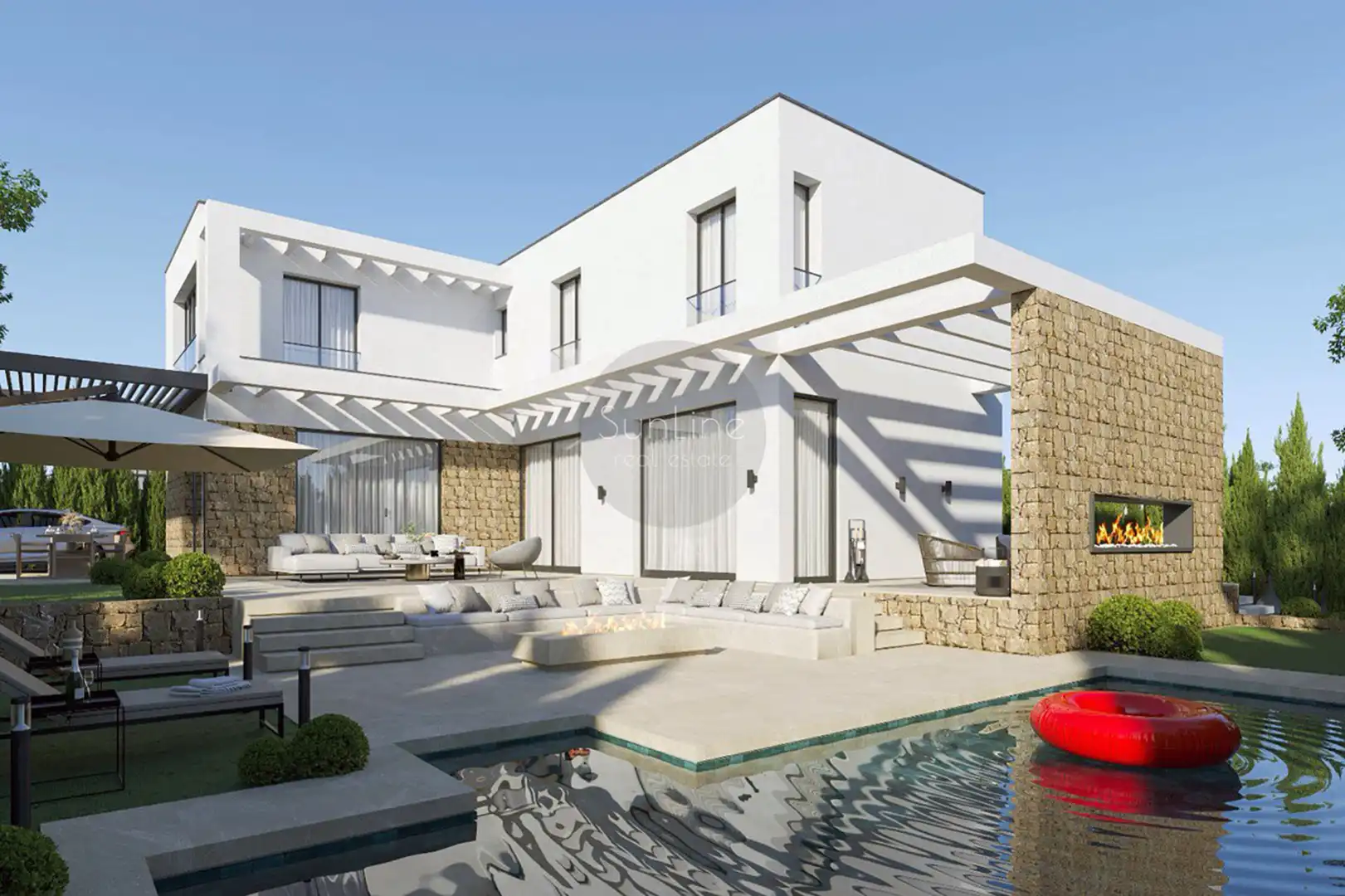 Vista exterior de Casa o xalet en venda en L'Eliana amb Aire condicionat, Jardí privat i Terrassa
