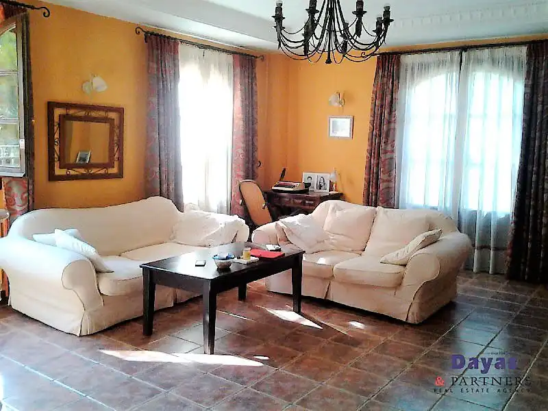 Sala de estar de Finca rústica en venta en Rojales con Aire acondicionado, Jardín privado y Terraza