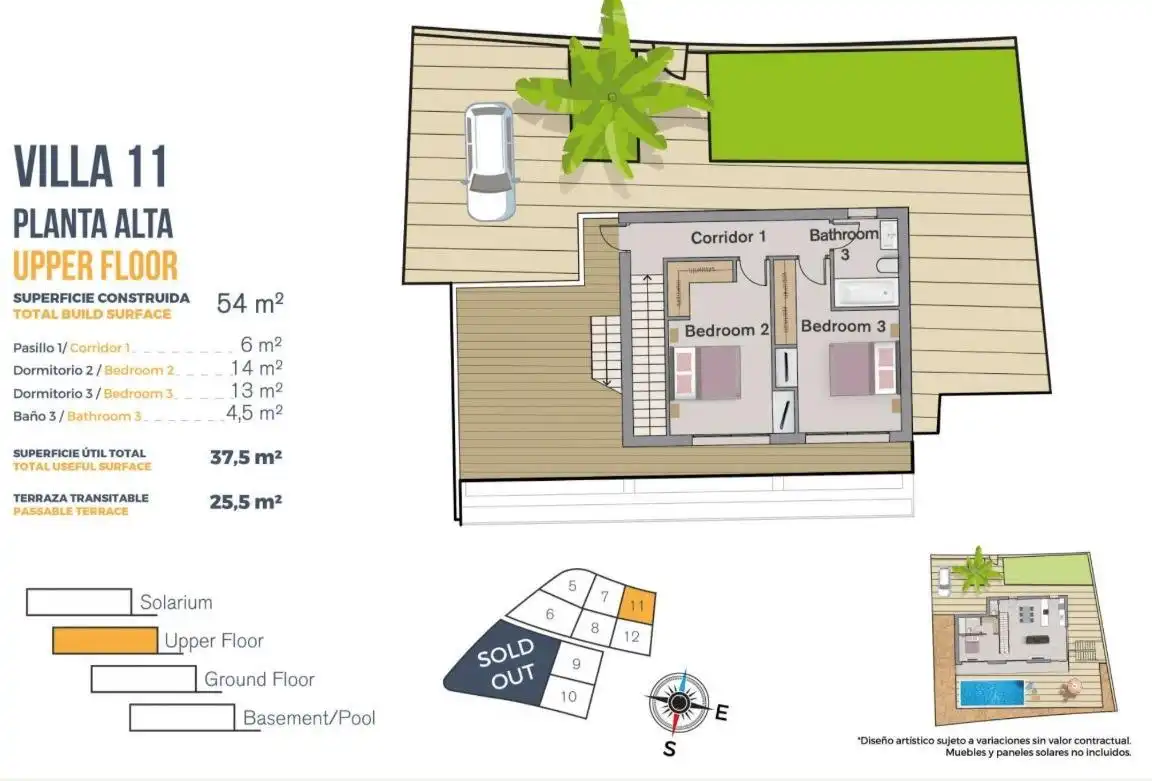 Villa mit Pool zum Verkauf in Finestrat Pueblo, imagen 74