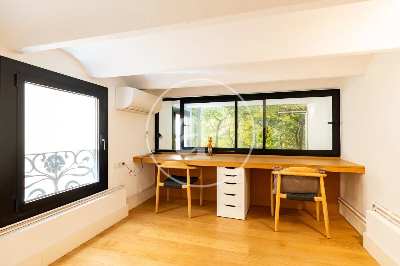 Wohnung zur Miete in Barcelona mit Klimaanlage, Heizung und Möbliert