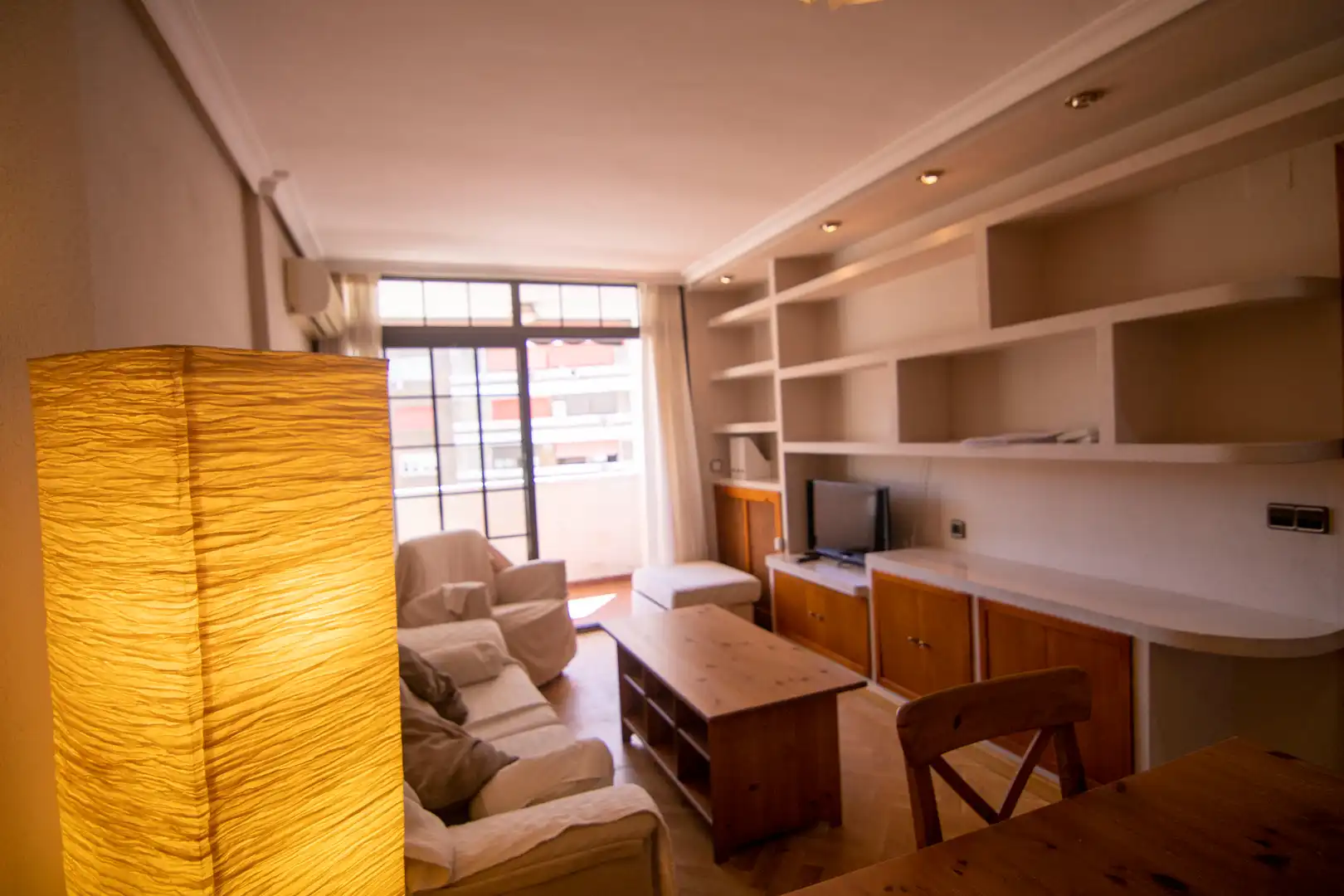 Wohnzimmer von Wohnung zum Verkauf in Madrid mit Klimaanlage, Heizung und Terrasse