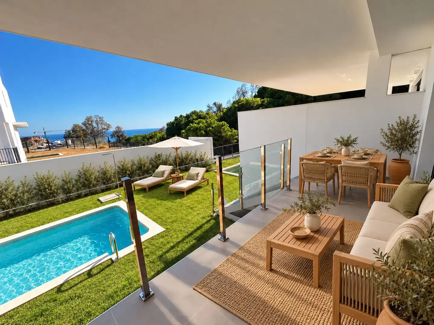 Casa a schiera con piscina in vendita a Torremuelle, imagen 2