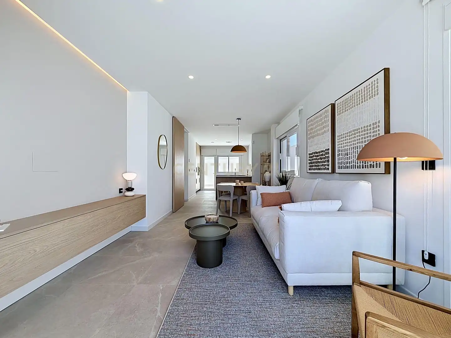 Sala de estar de Apartamento en venta en San Javier con Piscina