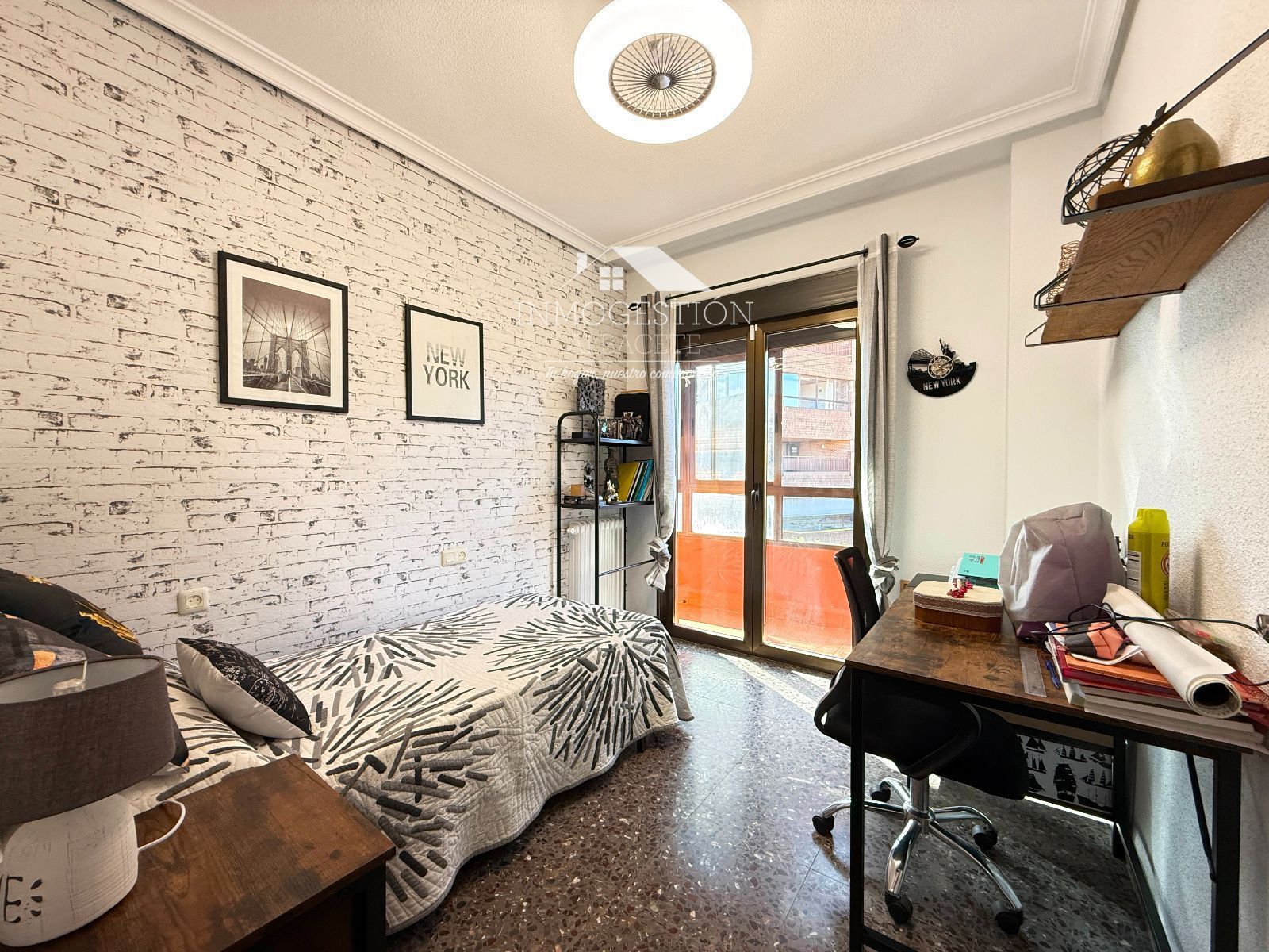 Bedroom of Flat for sale in  Albacete Capital  with Air Conditioner, Heating and Terrace