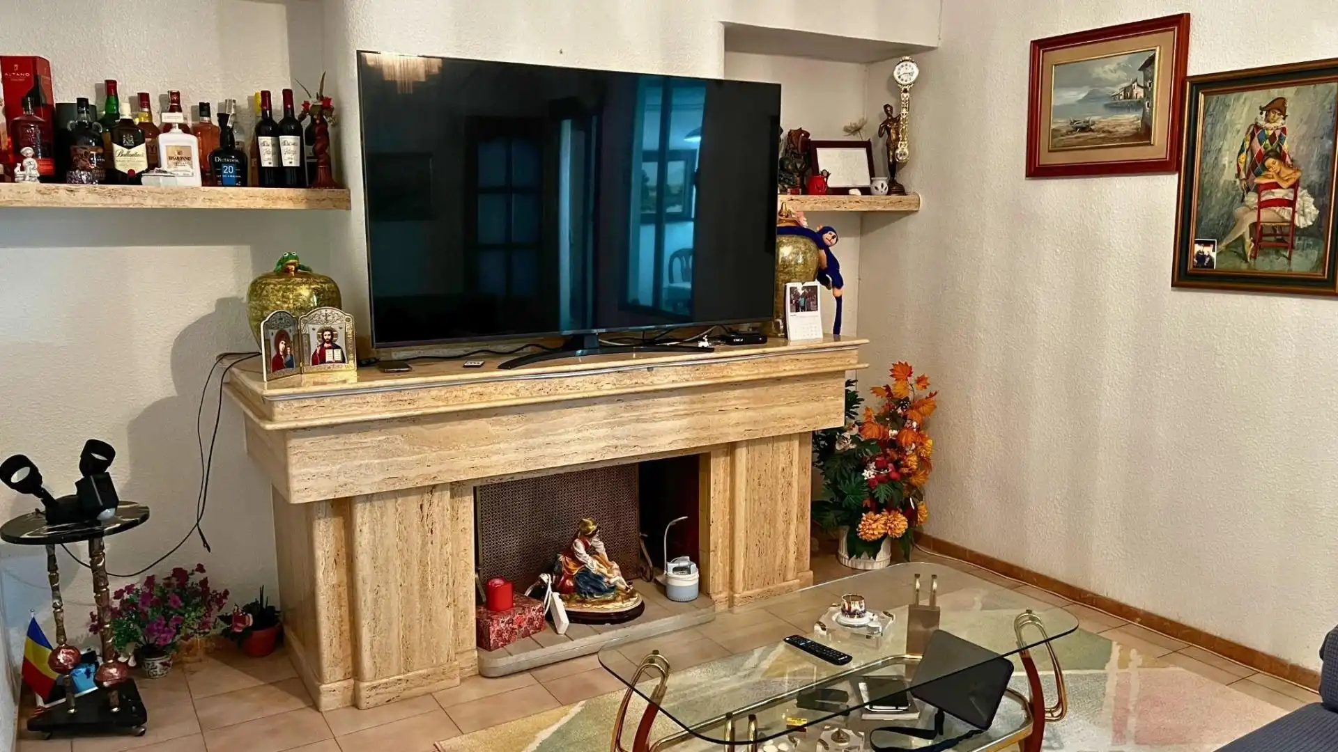 Sala de estar de Piso en venta en Elda con Calefacción, Terraza y Balcón