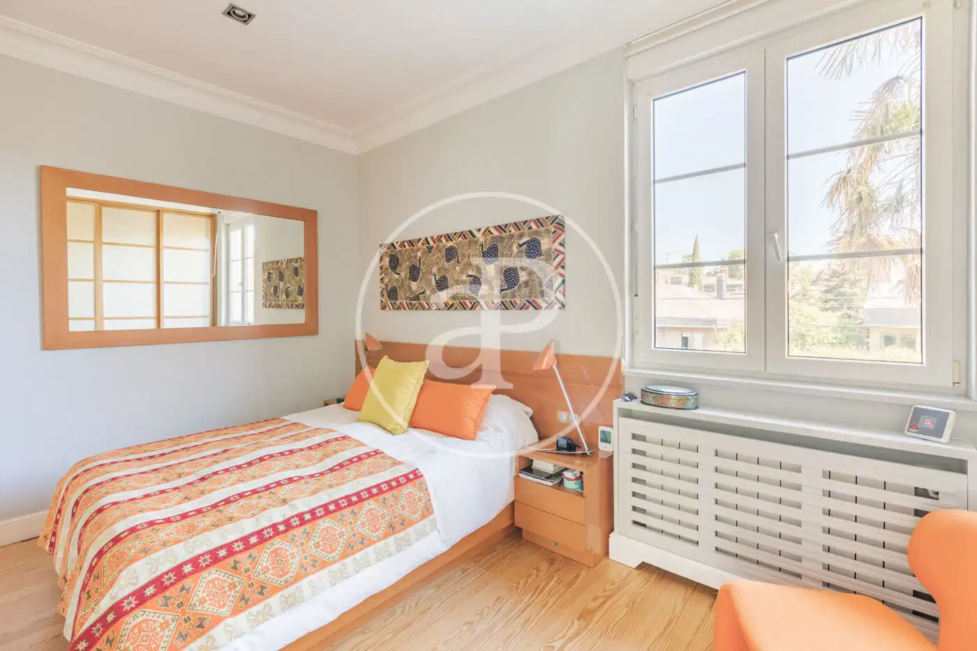 Bedroom of Houses for sale in Madrid  with Air Conditioner, Heating and Private garden