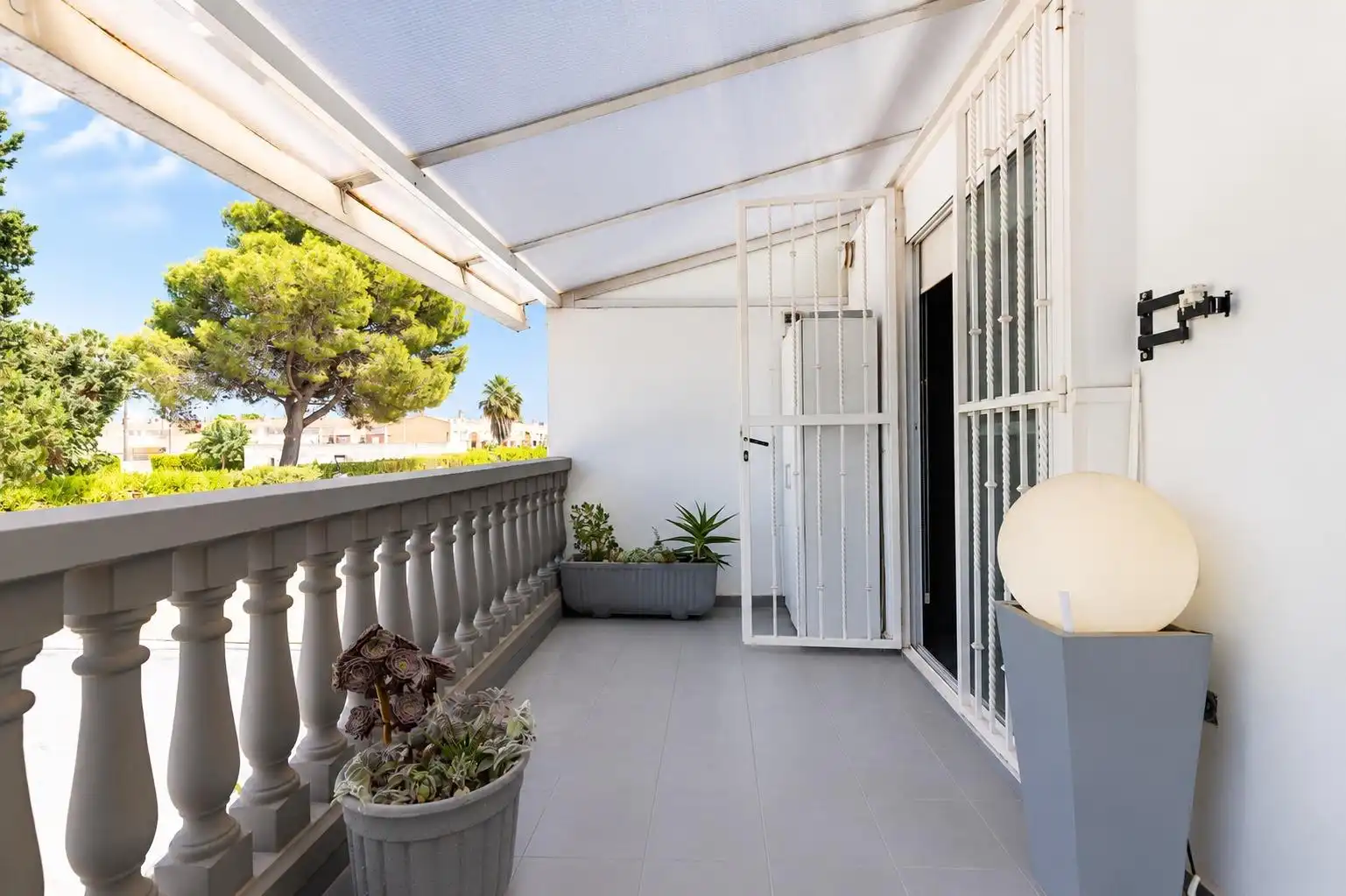 Terraza de Casa adosada en venta en Benimuslem con Aire acondicionado, Calefacción y Parquet