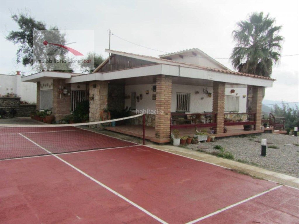 Exterior view of House or chalet for sale in Lloret de Mar  with Heating, Private garden and Swimming Pool