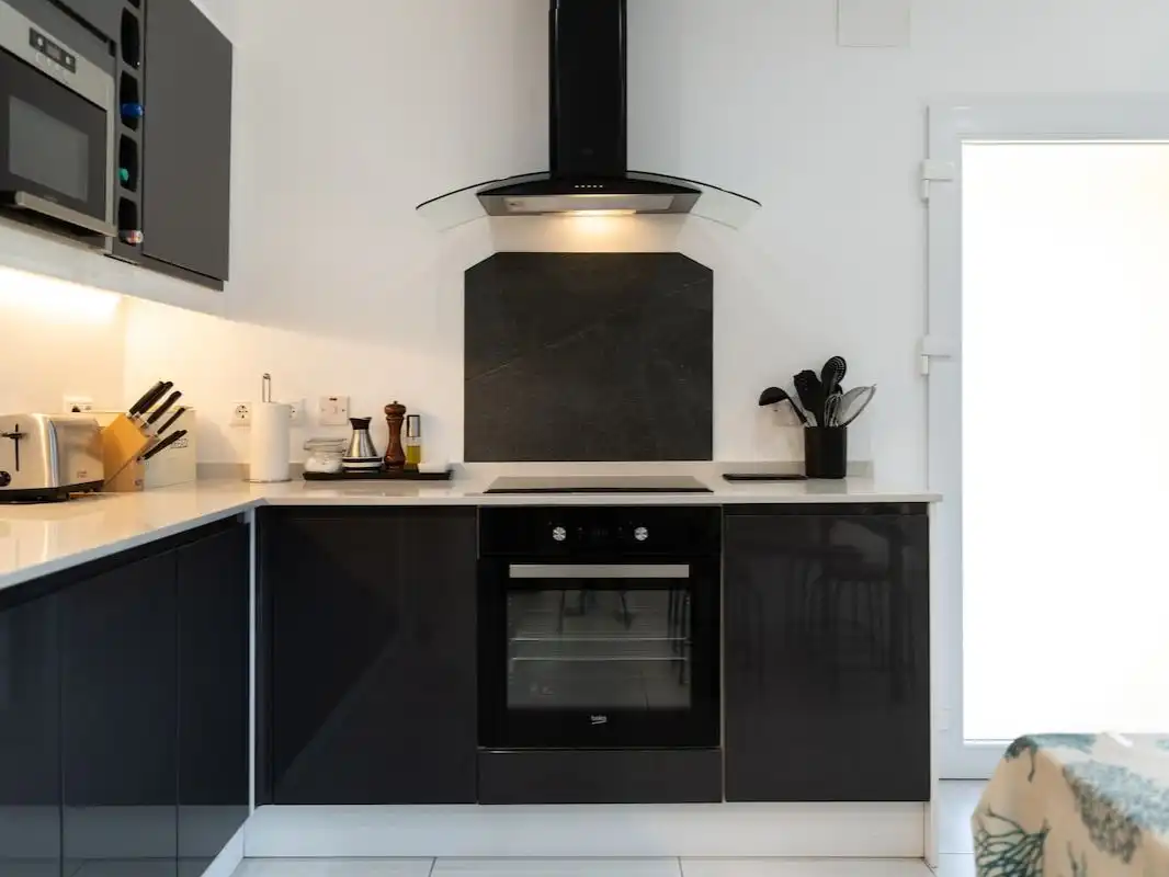 Kitchen of Houses for rent in Jávea / Xàbia  with Air Conditioner, Private garden and Terrace