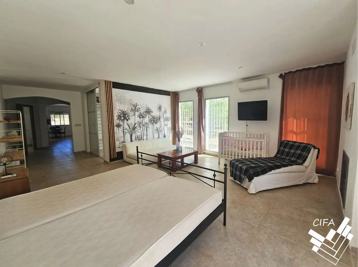 Bedroom of Houses for sale in Càlig  with Air Conditioner, Private garden and Furnished