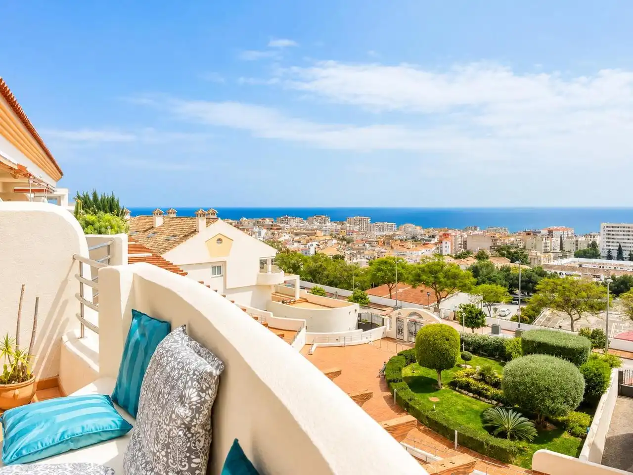 Terrassa de Dúplex en venda en Benalmádena amb Aire condicionat, Terrassa i Piscina comunitària