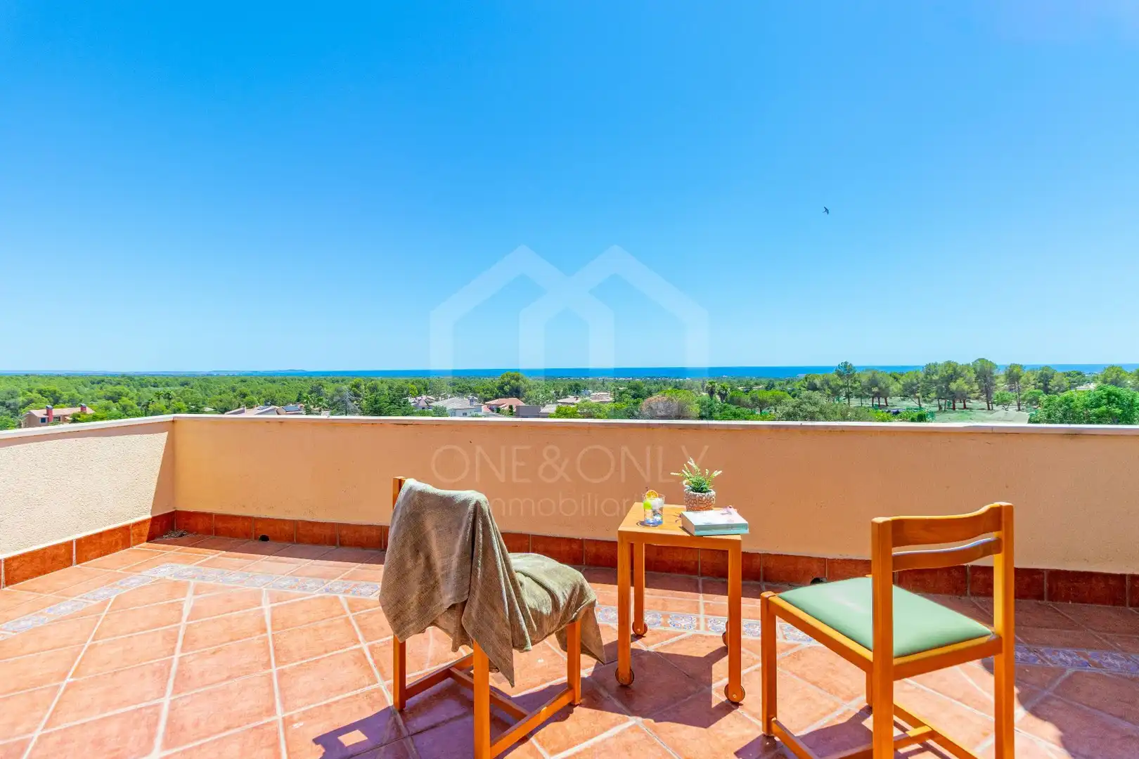 Terraza de Casa o chalet de alquiler en Mont-roig del Camp con Aire acondicionado, Calefacción y Jardín privado