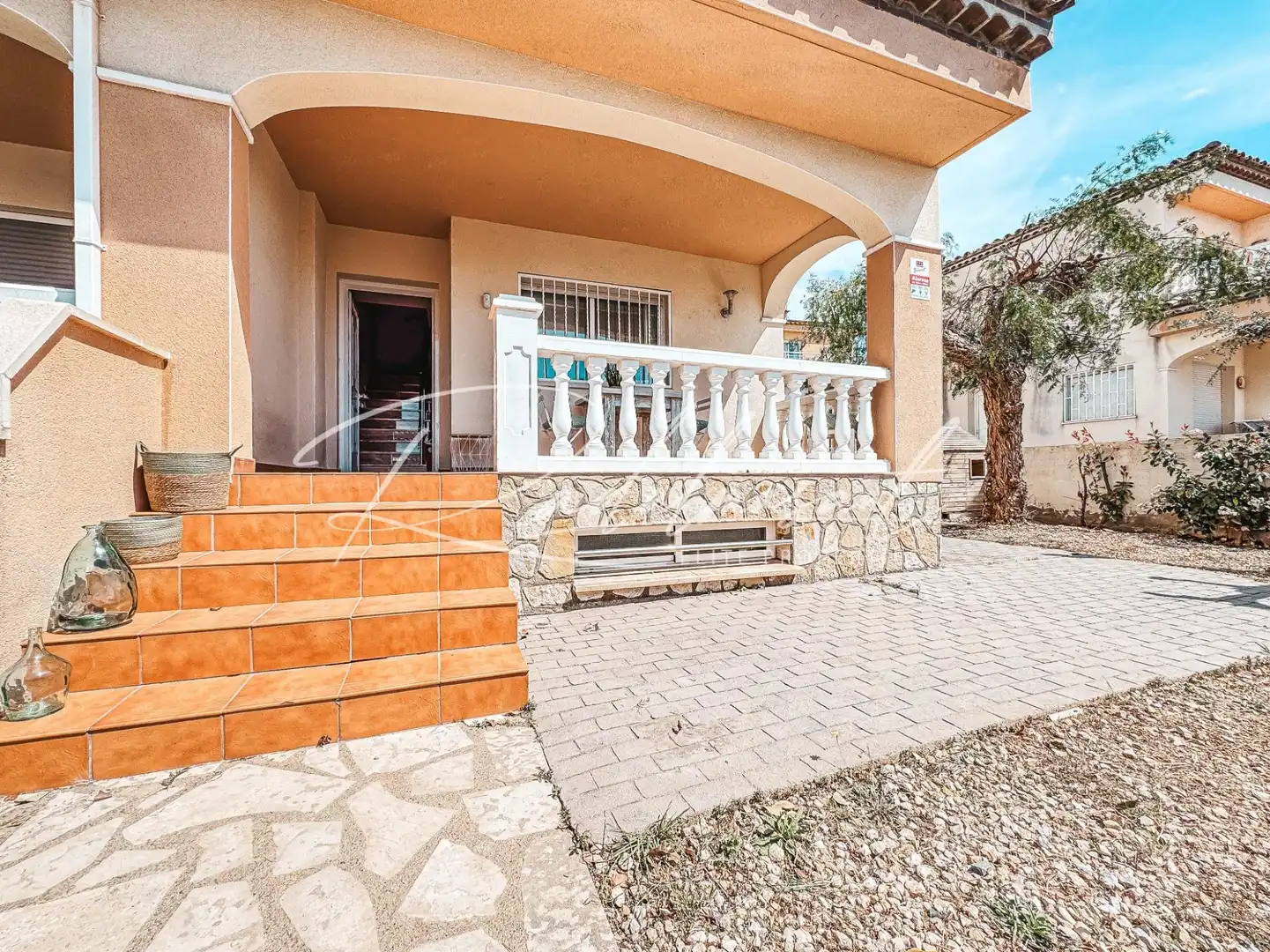 Exterior view of Detached homes for sale in Mont-roig del Camp  with Air Conditioner, Heating and Private garden
