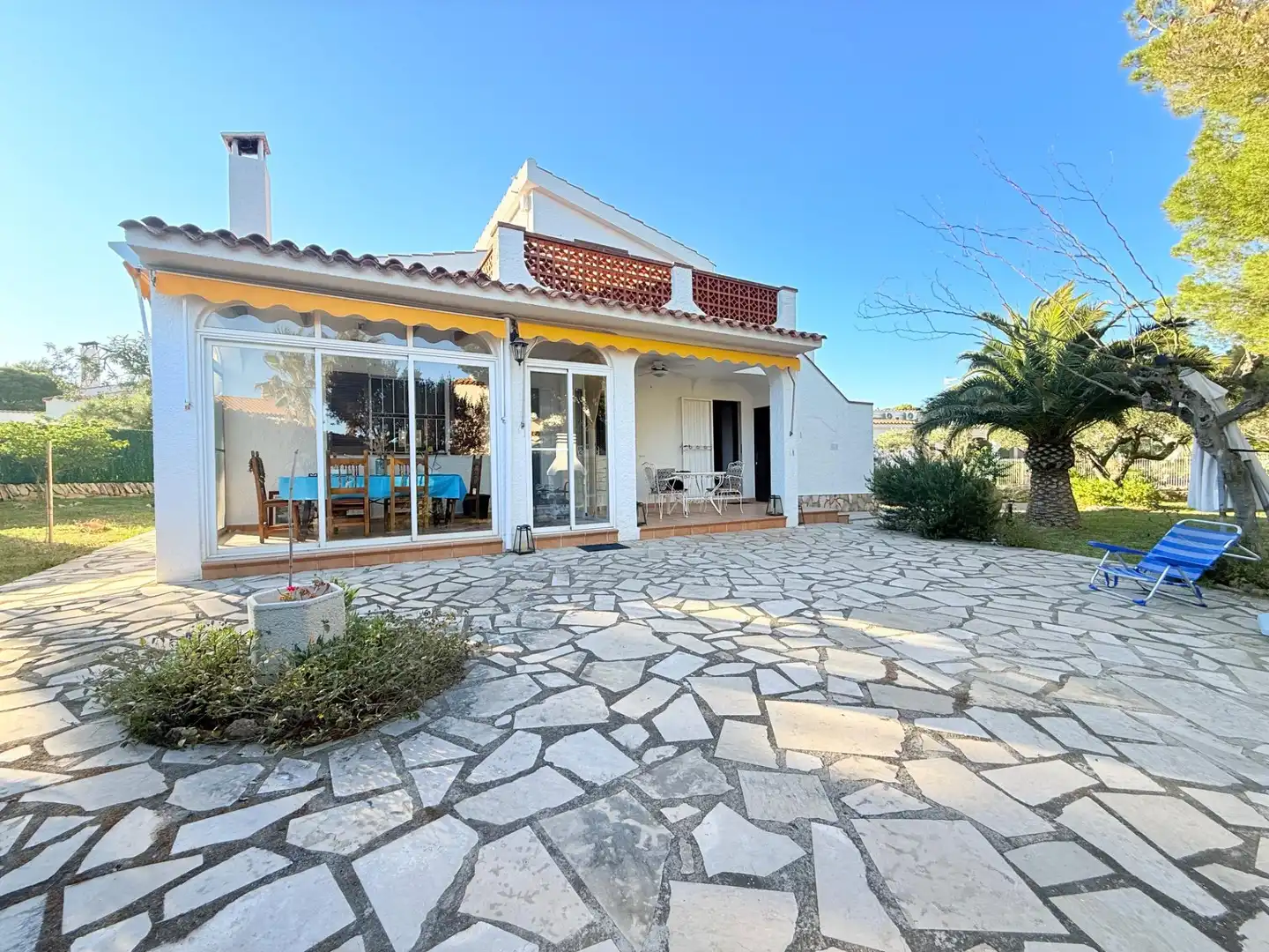 Vista exterior de Casa o chalet en venta en L'Ampolla con Calefacción, Jardín privado y Terraza
