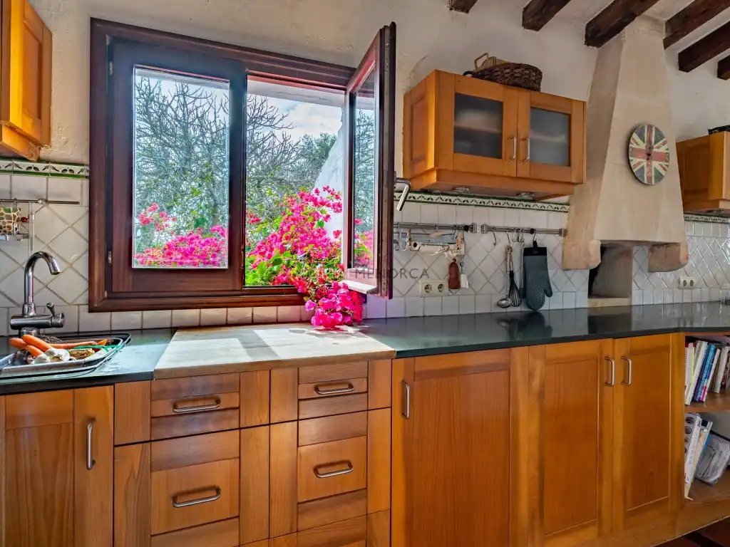 Cocina de Finca rústica en venta en Es Castell