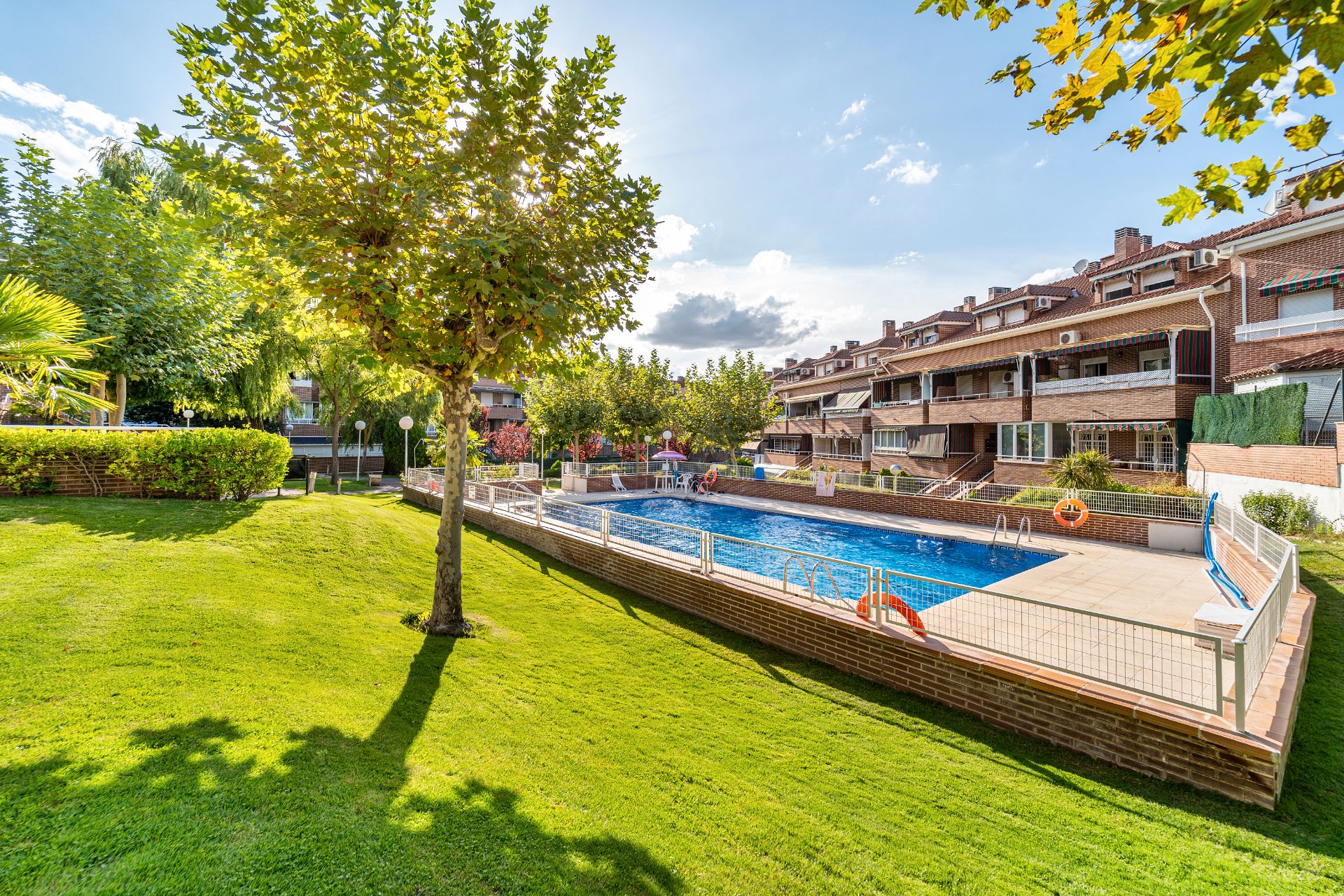 Garden of Flat for sale in Sevilla la Nueva  with Air Conditioner, Heating and Storage room