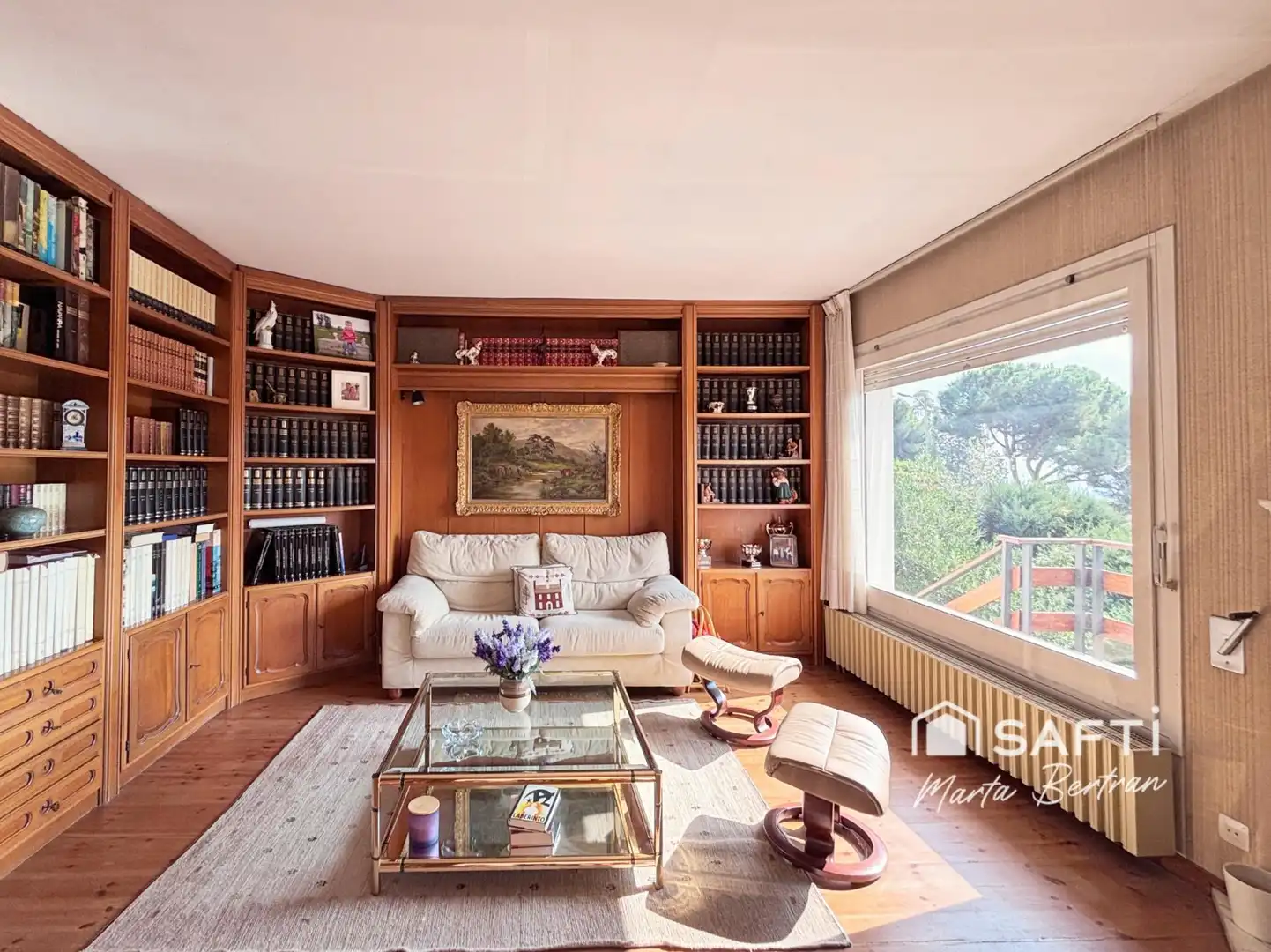 Sala de estar de Finca rústica en venta en Sant Feliu de Codines con Calefacción, Terraza y Piscina