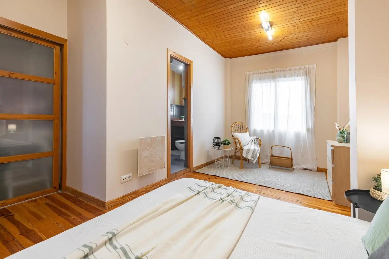 Schlafzimmer von Maisonette zum Verkauf in Valencia mit Klimaanlage und Balkon