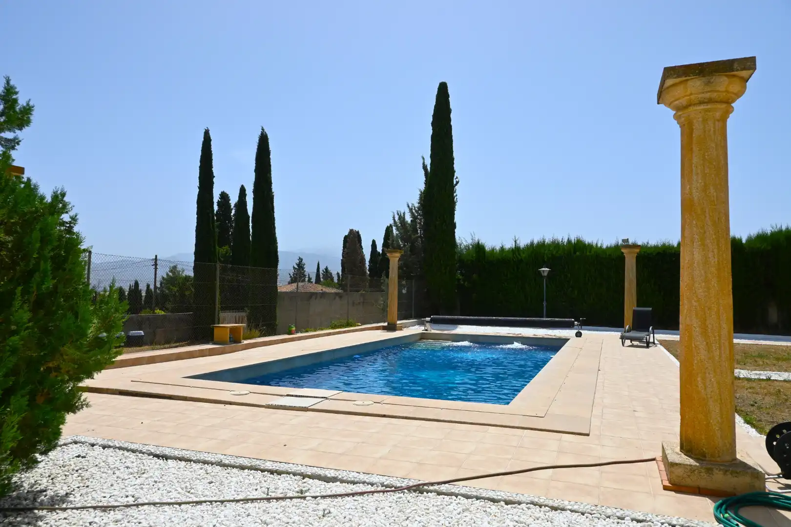 Piscina de Casa o xalet en venda en Las Gabias amb Jardí privat, Terrassa i Traster