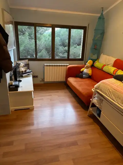 Sala d'estar de Casa adosada en venda en Mataró amb Aire condicionat, Calefacció i Jardí privat
